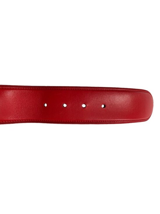 Cartier Panthère s Red Gold Leather Belt